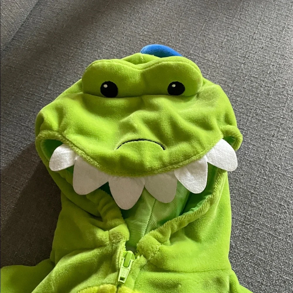 Miniwear Green Plush Dinosaur Dragon Costume 6-9 months
